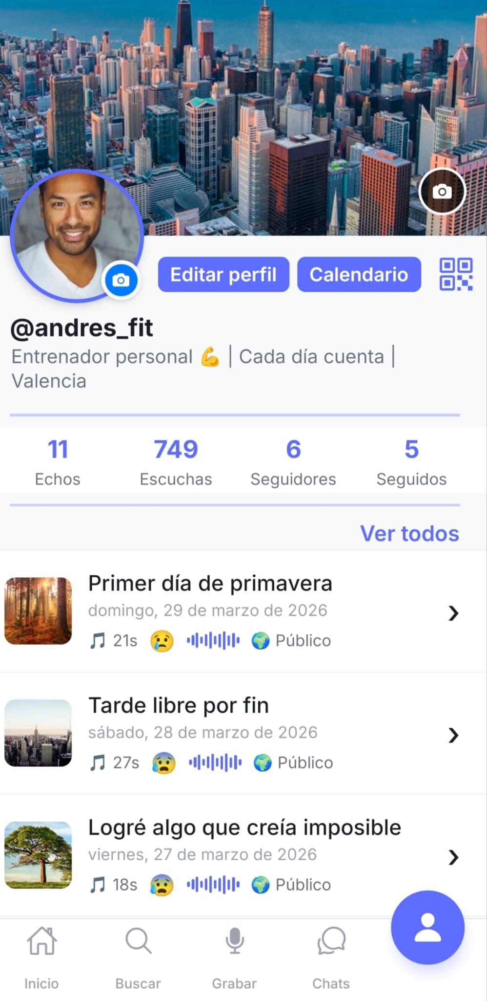 Echo Diaries — Perfil